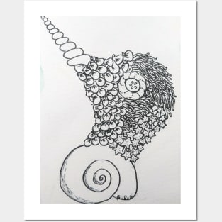 Hummingbird shells Posters and Art